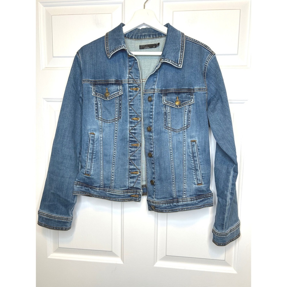 prAna Denim Jean Jacket Medium Organic Cotton